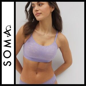 NWT Soma ENBLISS Lace Adjustable Bralette